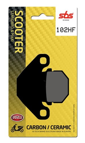 Sbs 102hf brake pads - sbs, anterior