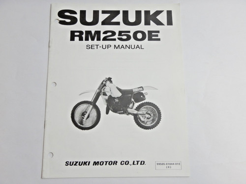1984 suzuki rm250 - 1984, setup